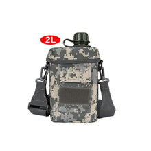 Tactical Sport water bottle Army 1L 2L 1 2 liter Molle Outdoor with Bag Shoulder Strap cantil militar waterbottle flask tactics