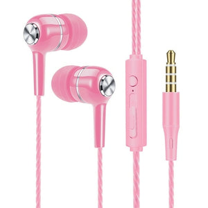 Bass Earphone Music Stereo Earphones - Wired Headphones 3.5mm Sport