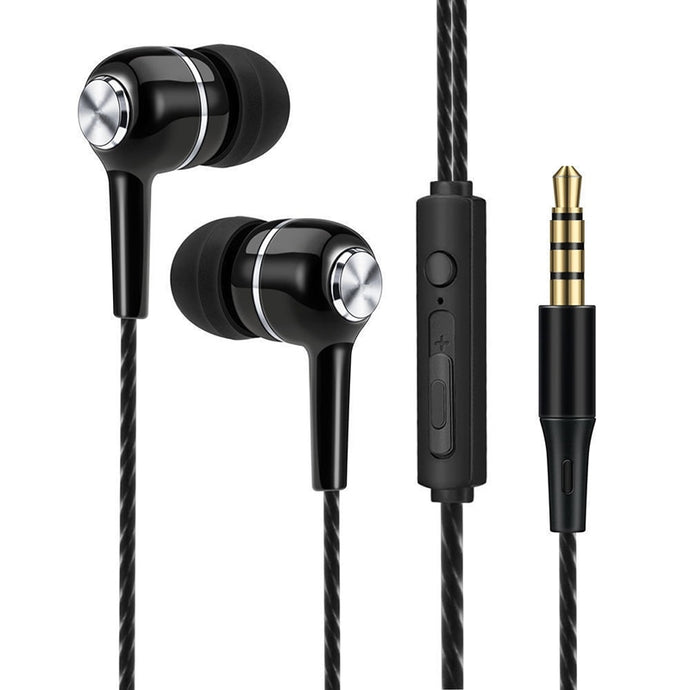 Bass Earphone Music Stereo Earphones - Wired Headphones 3.5mm Sport