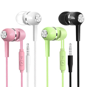 Bass Earphone Music Stereo Earphones - Wired Headphones 3.5mm Sport