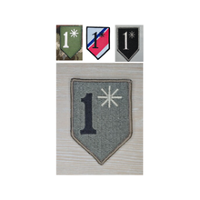 1* one * Asterisk Word Patches 2.75"