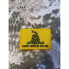 Dont Sneeze On Me Cornavirus  Face Mask n95 Patches 3x2" | Velcro Morale Patches |  Full Color