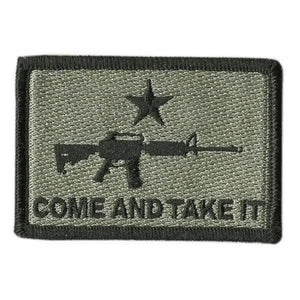 Morale Patch Hook M16 M-16 Come And Take It Patches 3x2