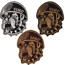 USMC Bulldog Marin Corps Patches 3" | Velcro Morale Patches | - design and color reference for Marine Corps Bundle; three patches total