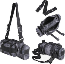 55L 600D Tactical Army Rucksacks Molle Backpack Camping Outdoor Hiking Trekking Traveling Bag Black Pythons Grain