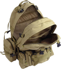 55L 600D Tactical Army Rucksacks Molle Backpack Camping Outdoor Hiking Trekking Traveling Bag Mud Color