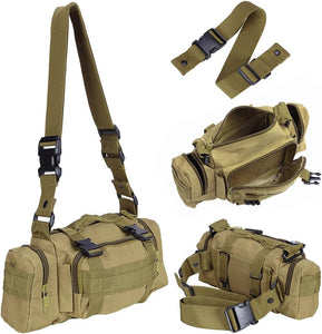 55L 600D Tactical Army Rucksacks Molle Backpack Camping Outdoor Hiking Trekking Traveling Bag Mud Color