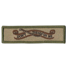 Gadsden Don't Tread on Me DTOM Banner Patches 3.75x1"