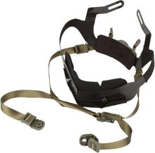 Airsoft Helmfast Cut,Bump Helmet Pads,Adjustable Helmet Liner Kit Head Locking Chin Strap for Outdoor Tactical Helmets with Bolts and Screws(Green)