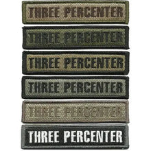 BuckUp Tactical Morale Patch Hook Three Percenter Morale Patches 3.75x1".