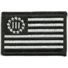 BuckUp Tactical Morale Patch Hook USA 3% Percenter Three Percenter Patches 3x2".