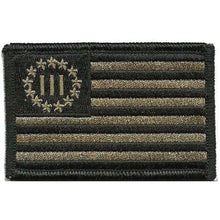 BuckUp Tactical Morale Patch Hook USA 3% Percenter Three Percenter Patches 3x2".