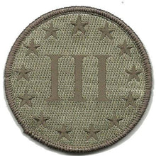 BuckUp Tactical Morale Patch Hook 3% III% Three Percenter Circled Patches 3" | BuckUp Tactical