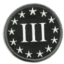 BuckUp Tactical Morale Patch Hook 3% III% Three Percenter Circled Patches 3" | BuckUp Tactical