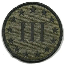 BuckUp Tactical Morale Patch Hook 3% III% Three Percenter Circled Patches 3" | BuckUp Tactical
