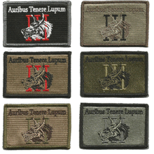 BuckUp Tactical Morale Patch Hook 3% Threeper Wolf Three Percenter Patches 3x2".