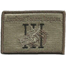 BuckUp Tactical Morale Patch Hook 3% Threeper Wolf Three Percenter Patches 3x2".