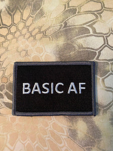 Basic As Fuck Basic AF funny morale 3x2" - BuckUp Tactical