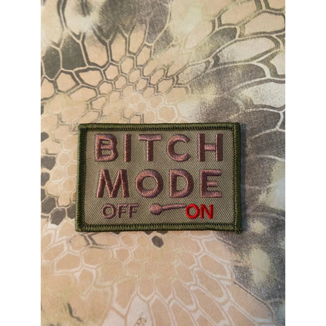 bitch mode on off meter funny morale 3x2