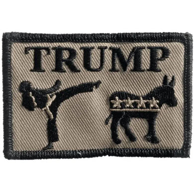 Buckup Tactical Donald trump kicking ass 3x2 patch.