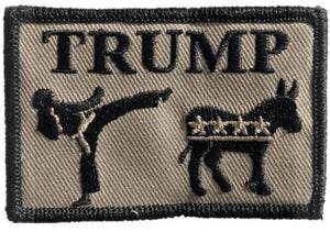 Buckup Tactical Donald trump kicking ass 3x2 patch - BuckUp Tactical