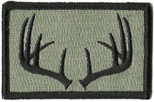 BuckUp Tactical Morale Patch Hook Antlers Deer Wildlife Hunter Hunt Patches 3x2" - BuckUp Tactical