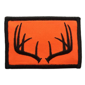 BuckUp Tactical Morale Patch Hook Antlers Deer Wildlife Hunter Hunt Patches 3x2" - BuckUp Tactical