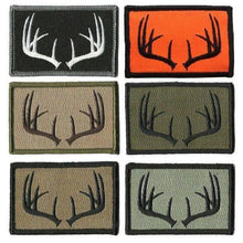 BuckUp Tactical Morale Patch Hook Antlers Deer Wildlife Hunter Hunt Patches 3x2" - BuckUp Tactical