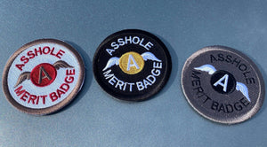 BuckUp Tactical Morale Patch Hook Asshole Merit Badge 2.5" Tactical Funny Patch - BuckUp Tactical