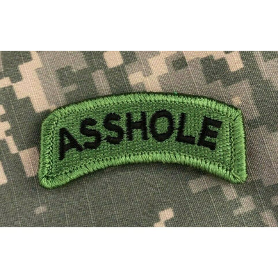 BuckUp Tactical Morale Patch Hook Asshole Tab 2" Tactical Funny Patch.