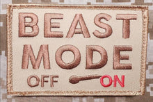 BuckUp Tactical Morale Patch Hook BEAST MODE ON OFF Patches 3x2" - BuckUp Tactical