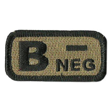 BuckUp Tactical Morale Patch Hook Blood Type A- A+ AB- AB+ B- B+ O- O+ Neg Pos - BuckUp Tactical