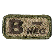 BuckUp Tactical Morale Patch Hook Blood Type A- A+ AB- AB+ B- B+ O- O+ Neg Pos - BuckUp Tactical