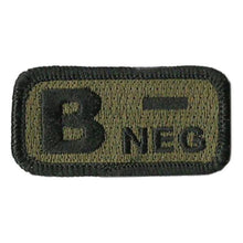 BuckUp Tactical Morale Patch Hook Blood Type A- A+ AB- AB+ B- B+ O- O+ Neg Pos - BuckUp Tactical