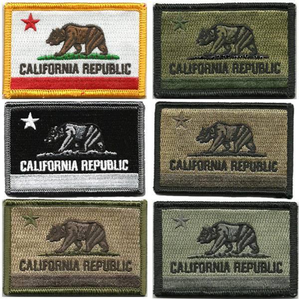 BuckUp Tactical Morale Patch Hook California Sacramento State Patches 3x2