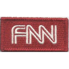 CNN FNN Fake News Network 2x1" | Velcro Morale Patches |  Sized morale funny Patch