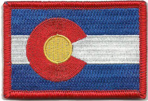 BuckUp Tactical Morale Patch Hook Colorado Denver State Patches 3x2