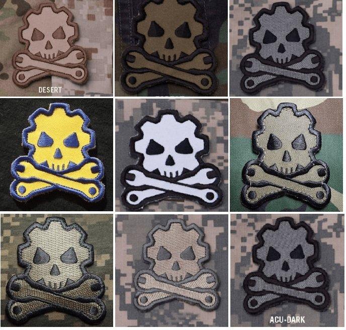 BuckUp Tactical Morale Patch Hook Death Mechanic Patches 2.5