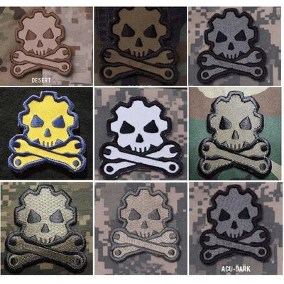 BuckUp Tactical Morale Patch Hook Death Mechanic Patches 2.5".