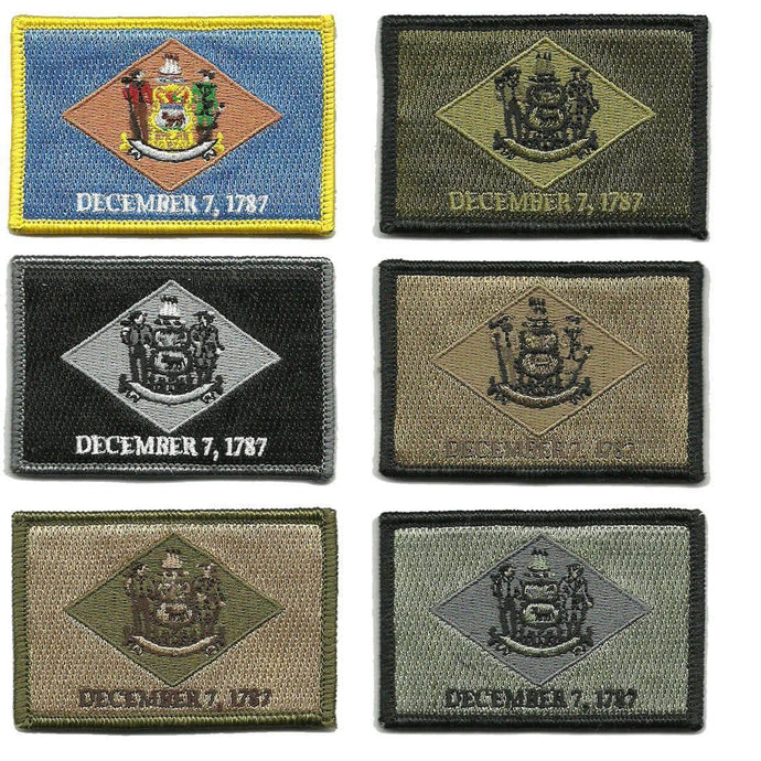 BuckUp Tactical Morale Patch Hook Delaware Dover State Patches 3x2