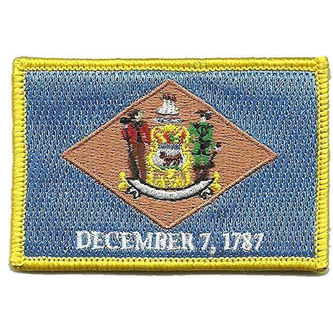 BuckUp Tactical Morale Patch Hook Delaware Dover State Patches 3x2