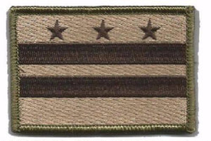 BuckUp Tactical Morale Patch Hook District of Columbia State Patches 3x2" - BuckUp Tactical