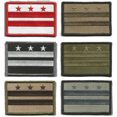 BuckUp Tactical Morale Patch Hook District of Columbia State Patches 3x2