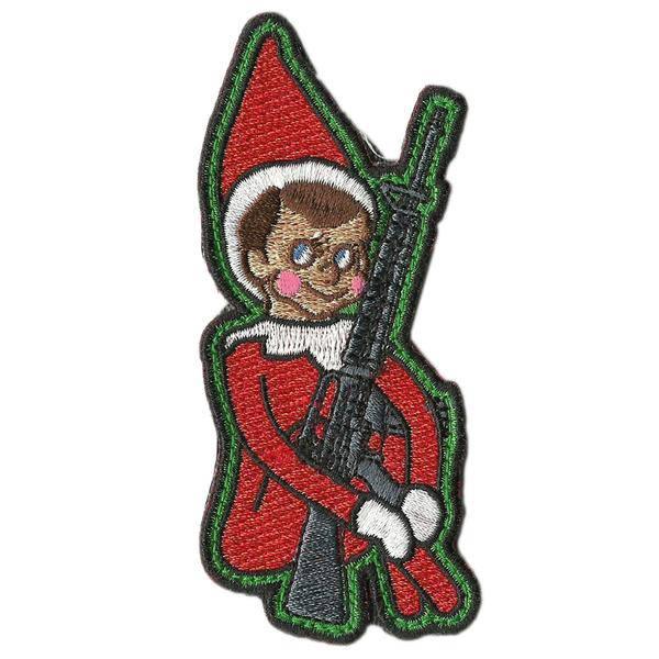 BuckUp Tactical Morale Patch Hook elf on the shelf 3.5' sized cutout Sized morale funny Patch - BuckUp Tactical