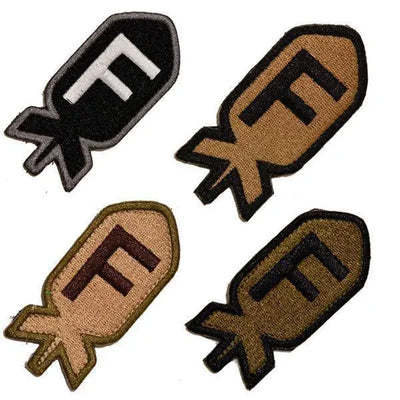 BuckUp Tactical Morale Patch Hook F Bomb F*ck F Word Patches 2.75".