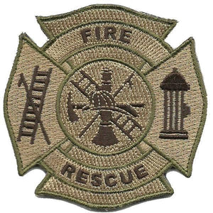 BuckUp Tactical Morale Patch Hook FD Fire Department Logo Seal Patches 3.25" - BuckUp Tactical