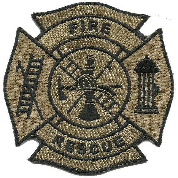 BuckUp Tactical Morale Patch Hook FD Fire Department Logo Seal Patches 3.25