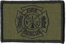 BuckUp Tactical Morale Patch Hook FD Fire Fighter Department Seal Patches 3x2" - BuckUp Tactical