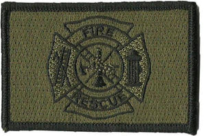 BuckUp Tactical Morale Patch Hook FD Fire Fighter Department Seal Patches 3x2" - BuckUp Tactical