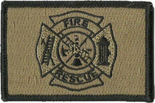 BuckUp Tactical Morale Patch Hook FD Fire Fighter Department Seal Patches 3x2" - BuckUp Tactical